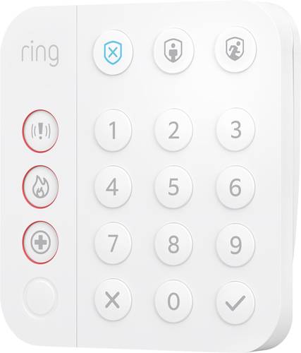 Ring Alarm Keypad (2nd Gen) 4AK1SZ-0EU0 Funk-Alarmanlagen-Erweiterung Keypad von Ring