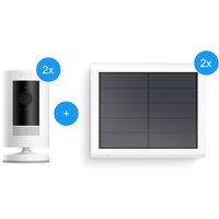 Ring Stick Up Cam Battery 2er-Set + Solar Panel (USB-C) 2er-Set von Ring