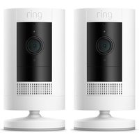 Ring Stick Up Cam Battery 2er-Set - Überwachungskamera für den Innen- und Außenbereich, Gen. 3 - Weiß von Ring