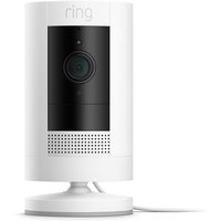 Ring Stick Up Cam Plug-In - Überwachungskamera für den Innen- und Außenbereich - Weiß von Ring