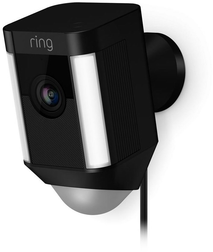 Spotlight Sicherheitskamera (Kabel) schwarz von Ring