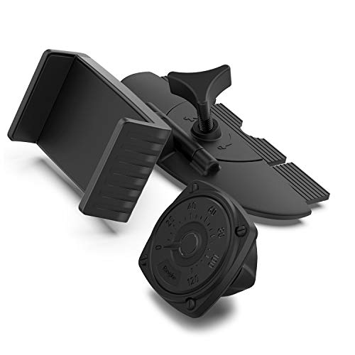 Ringke 2 in 1 CD Schlitz KFZ Handyhalterung Verstellbar Universal Handy Griff mit Starkem Magnet und Clip Halter für Smartphone. Tablet, GPS, und andere Hadngehaltene Geräte - Schwarz von Ringke
