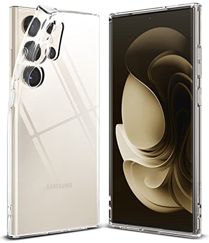 Ringke Air Kompatibel mit Samsung Galaxy S23 Ultra 5G (2023) Hülle, Flexibles Stoßdämpfendes TPU Leicht Dünne Transaprent Durchsichtige Case für Galaxy S23 Ultra - Clear von Ringke