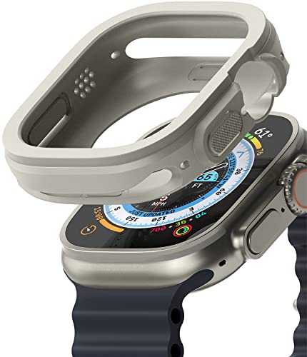 Ringke Air Sports Hülle Kompatibel mit Apple Watch Ultra 2 (2023) / Ultra 49mm Flexible Leichte TPU Robuste Kratzfeste Schutzhülle - Warm Gray von Ringke
