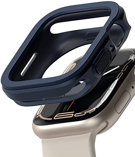 Ringke Air Sports Kompatibel mit Apple Watch Series 9/8/7 (41mm) Hülle und Kompatibel mit Apple Watch Series 6/5/4/SE2/SE (40mm) Hülle, Silikon Flexibel Kratzfest - Navy von Ringke