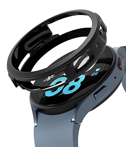 Ringke Air Sports Kompatibel mit Samsung Galaxy Watch 5 Hülle [44mm] Flexible Leichte TPU Robuste Kratzfeste Schutzhülle - Schwarz von Ringke