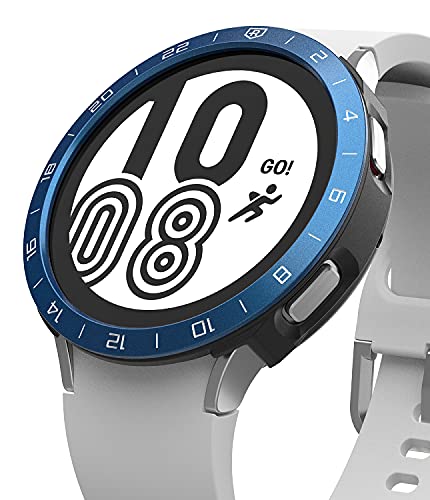 Ringke Air Sports mit Bezel Styling Combo [12 -Black] TPU Case mit Lünette Ring Kompatibel mit Galaxy Watch 4 44mm Cover von Ringke