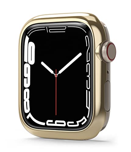 Ringke Bezel Styling Kompatibel mit Apple Watch Series 9/8/7 (41mm) Hülle, Lünette Ring Kleber Abdeckung Kratzfest Stainless Steel Schutz - Gold (41-05) von Ringke