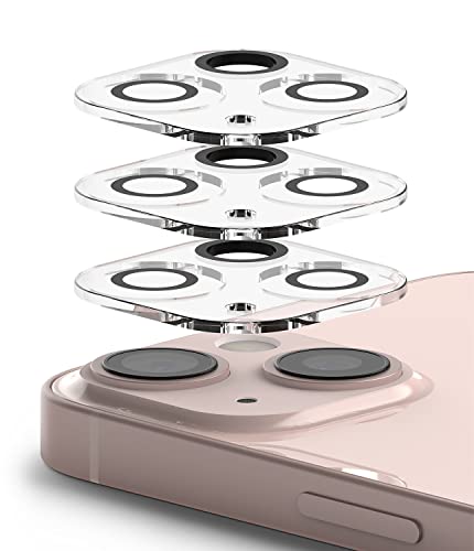 Ringke Camera Protector Glass Kompatibel mit iPhone 13 Kameraschutz, iPhone 13 Mini Protector Lente [3er Pack] Kamera Kameraobjektive Schutzfolie Panzerglas von Ringke