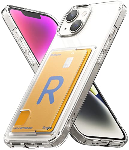 Ringke Fusion Card Case Kompatibel mit iPhone 14 Hülle, Transparent Dünne Kartenfach HandyHülle für iPhone 6.1 Zoll (2022) - Clear von Ringke
