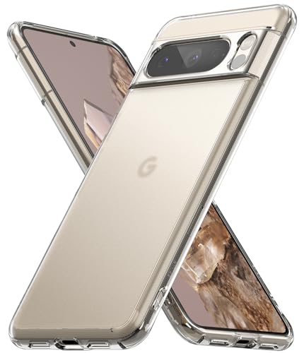 Ringke Fusion Case Kompatibel mit Google Pixel 8 Pro Hülle, Harte PC Mattierte Rückseite TPU Stoßfest Bumper Schutzhülle für Pixel 8 Pro 5G (2023) - Matte Clear von Ringke