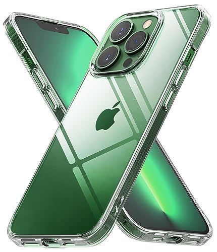 Ringke Fusion Case Kompatibel mit iPhone 13 Pro Hülle, Kratzfeste Anti-Vergilbung Transparent Dünn Handyhülle für iPhone 13 Pro 6.1 Zoll - Clear von Ringke