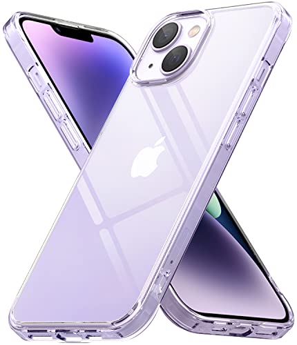 Ringke Fusion Case Kompatibel mit iPhone 14 Hülle, Kratzfeste Transparent Handyhülle für iPhone 14 6.1 Zoll (2022) - Clear von Ringke
