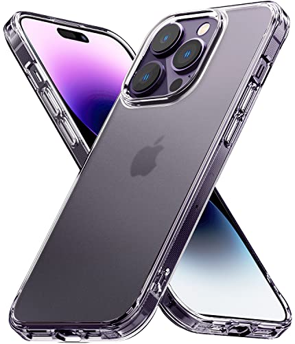 Ringke Fusion Case Kompatibel mit iPhone 14 Pro Max Hülle, Kratzfeste Anti-Fingerabdruck Transparent Handyhülle für iPhone 14 Pro Max 6.7 Zoll (2022) - Matte Clear von Ringke