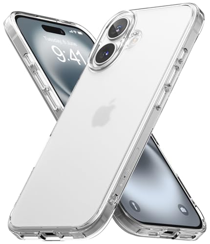 Ringke Fusion Case Kompatibel mit iPhone 16 Plus Hülle, Matt Anti-Fingerabdruck Hart-PC Anti-Kratzer Rückenteil Stoßfestes TPU Bumper Schutz Handyhülle - Matte Clear Ringke Fusion Case Kompatibel mit iPhone 16 Plus Hülle, Matt Anti-Fingerabdruck Hart-PC Anti-Kratzer Rückenteil Stoßfestes TPU Bumper Schutz Handyhülle - Matte Clear von Ringke