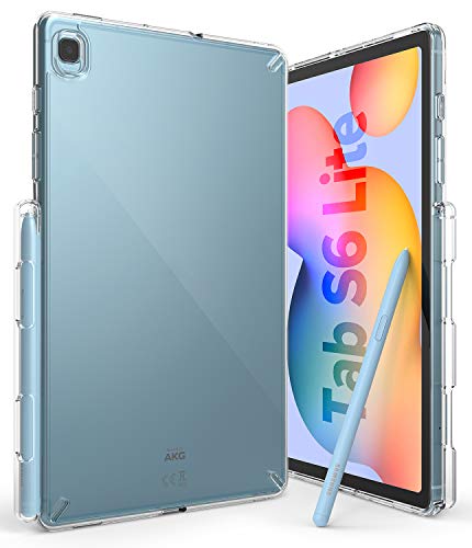 Ringke Fusion Hülle Entwickelt für Samsung Galaxy Tab S6 Lite 10,4 Zoll 2024/2022/2020, Transparent Harte Rückseite Schutzhülle mit S Stifthalter - Clear von Ringke