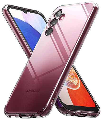 Ringke Fusion Kompatibel mit Samsung Galaxy A14 5G / A14 4G Hülle Transparent [Dünn Weiche] Silikon Rahmen Transparent Case für Galaxy A14 - Clear von Ringke