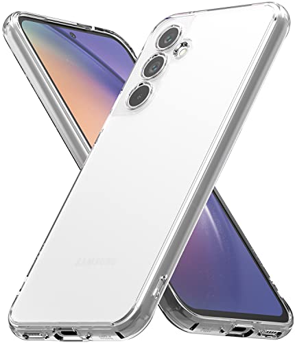 Ringke Fusion Kompatibel mit Samsung Galaxy A54 5G (2023) Hülle [Anti Fingerabdruck] Matt Rückseite Satin Textur Case - Matte Clear von Ringke