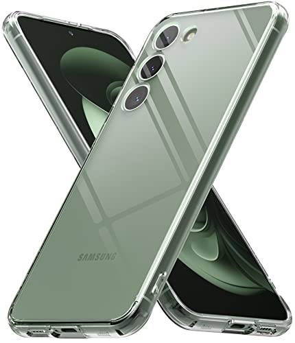 Ringke Fusion Kompatibel mit Samsung Galaxy S23 Plus 5G Hülle Transparent Dünn Weiche Rahmen Case mit Band Löcher - Clear von Ringke