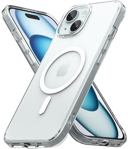 Ringke Fusion Magnetic Case Kompatibel mit iPhone 15 Plus Hülle Kompatibel mit MagSafe, Transluzente Frostklare Rückseite Anti-Vergilbung Magnetische Handyhülle - Matte Clear Ringke Fusion Magnetic Case Kompatibel mit iPhone 15 Plus Hülle Kompatibel mit MagSafe, Transluzente Frostklare Rückseite Anti-Vergilbung Magnetische Handyhülle - Matte Clear von Ringke