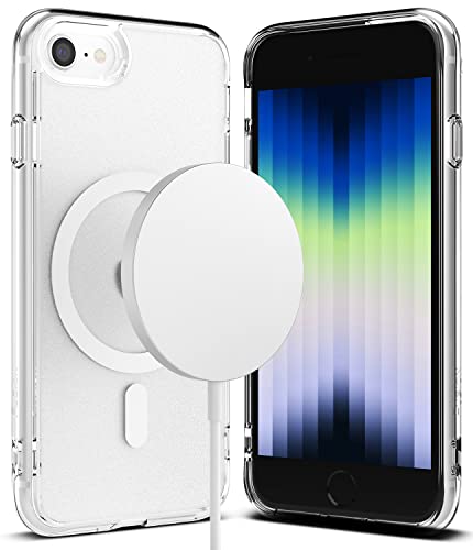 Ringke Fusion Magnetic Case Kompatibel mit iPhone SE 2022 5G (SE 3) Hülle und iPhone SE 2020, iPhone 8 Case [MagSafe-Ladegerät Kompatibel] - Matte Clear von Ringke