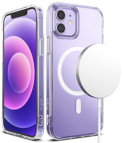Ringke Fusion Magnetic Kompatibel mit iPhone 12 Case, Kompatibel mit iPhone 12 Schutzhülle [MagSafe-Ladegerät Kompatibel] - Matte Clear von Ringke