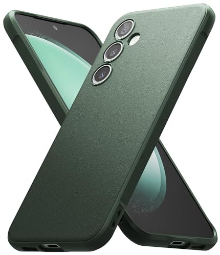 Ringke Onyx [Fester Griff] Kompatibel mit Samsung Galaxy S23 FE Hülle, rutschfeste Anti-Fingerabdruck Stoßfeste Kratzfeste TPU Schutzhülle - Dark Green von Ringke