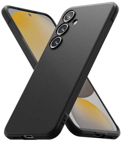 Ringke Onyx [Fester Griff] Kompatibel mit Samsung Galaxy S24 FE Hülle, rutschfeste Anti-Fingerabdruck Stoßfeste Kratzfeste TPU Schutzhülle - Black von Ringke