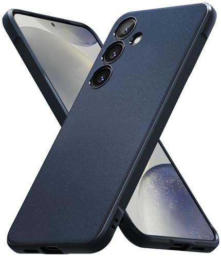 Ringke Onyx [Fester Griff] Kompatibel mit Samsung Galaxy S24 Hülle, rutschfeste Anti-Fingerabdruck Stoßfeste Kratzfeste TPU Schutzhülle - Navy von Ringke