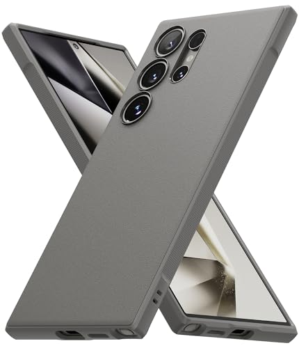 Ringke Onyx [Fester Griff] Kompatibel mit Samsung Galaxy S24 Ultra Hülle, rutschfeste Anti-Fingerabdruck Stoßfeste Kratzfeste TPU Schutzhülle - Gray von Ringke