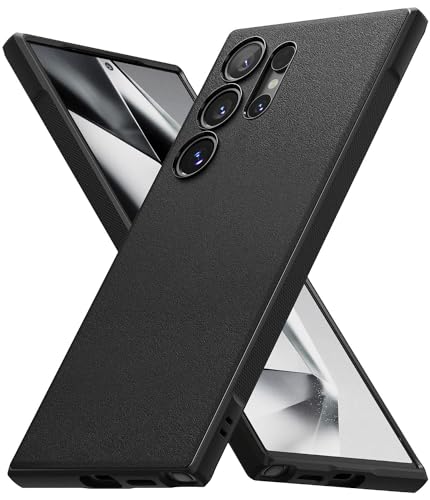 Ringke Onyx [Fester Griff] Kompatibel mit Samsung Galaxy S24 Ultra Hülle, rutschfeste Anti-Fingerabdruck Stoßfeste Kratzfeste TPU Schutzhülle - Black von Ringke
