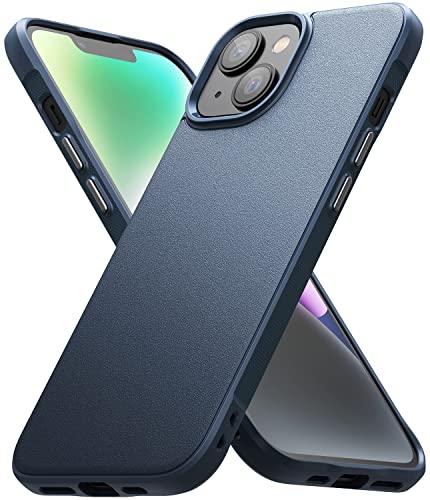 Ringke Onyx Case Kompatibel mit iPhone 14 Plus Hülle (6.7"), Flexibel TPU Stoßfänger Handyhülle für iPhone 14 Plus 6.7 Zoll (2022) - Navy von Ringke