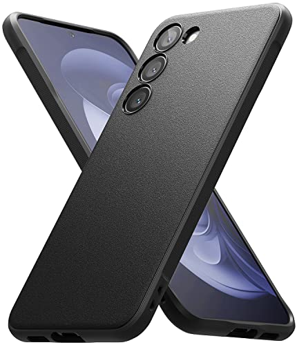 Ringke Onyx [Fester Griff] Kompatibel mit Samsung Galaxy S23 Hülle, rutschfeste Anti-Fingerabdruck Stoßfeste Kratzfeste TPU Schutzhülle - Black von Ringke