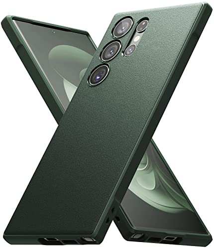 Ringke Onyx Kompatibel mit Samsung Galaxy S23 Ultra 5G (2023) Hülle TPU Eckenschutz Stoßfest Dünn Kratzfest Handyhülle für S23 Ultra - Dark Green von Ringke