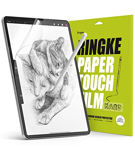 Ringke Paper Touch Film Hard Kompatibel mit iPad Pro 11 Zoll (2022/2021/2020, 4./3./2. Gen) / iPad Air 4 Papiergefühl Matte Displayschutz Schutzfolie von Ringke