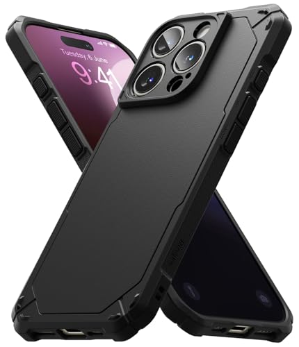 Ringke Rugged Gear Case für iPhone 16 Pro Max Hülle, Robuster Stoßfester Bumper Fester Griff rutschfest Kratzfest Fortschrittliche Schützende Handyhülle - Black Ringke Rugged Gear Case für iPhone 16 Pro Max Hülle, Robuster Stoßfester Bumper Fester Griff rutschfest Kratzfest Fortschrittliche Schützende Handyhülle - Black von Ringke