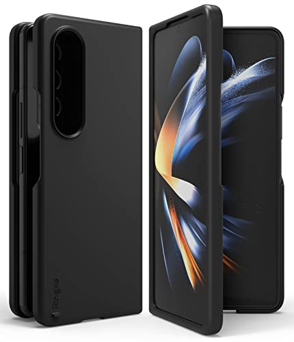 Ringke Slim Case Kompatibel mit Galaxy Z Fold 4 Hülle (2022) Dünn Rutschfestem Schutzhülle für Samsung Z Fold4 5G - Schwarz Black von Ringke