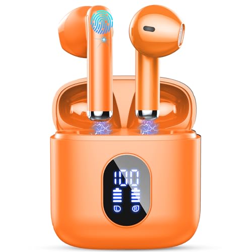 Bluetooth Kopfhörer, Kopfhörer Kabellos Bluetooth 5.4 In Ear Kopfhörer, 2025 Kabellose Kopfhörer mit 4 ENC Mic, Noise Cancelling Earbuds 30Std Tiefer Bass, USB-C, IP7 Wasserdicht Ohrhörer, LED-Anzeige Bluetooth Kopfhörer, Kopfhörer Kabellos Bluetooth 5.4 In Ear Kopfhörer, 2025 Kabellose Kopfhörer mit 4 ENC Mic, Noise Cancelling Earbuds 30Std Tiefer Bass, USB-C, IP7 Wasserdicht Ohrhörer, LED-Anzeige von Rinsmola