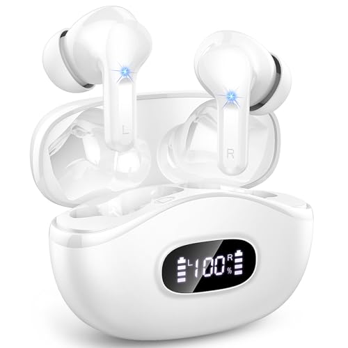 Rinsmola Bluetooth Kopfhörer, Kopfhörer Noise Cancelling Earbuds mit 4 ENC Rinsmola Bluetooth Kopfhörer, Kopfhörer Noise Cancelling Earbuds mit 4 ENC von Rinsmola