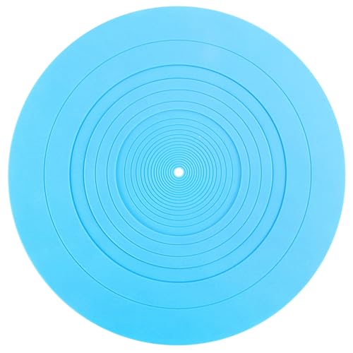Rinteea 295mm Silikon-Plattenspieler-Matte, Anti-Vibrations-Slipmat, Schallplattenmatte für LP-Vinyl-Schallplattenspieler, Audio-Ersatzteil-Zubehör D Rinteea 295mm Silikon-Plattenspieler-Matte, Anti-Vibrations-Slipmat, Schallplattenmatte für LP-Vinyl-Schallplattenspieler, Audio-Ersatzteil-Zubehör D von Rinteea
