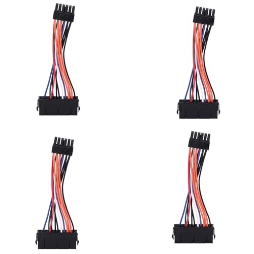 Rinteea 4X Netzteil ATX 24Pin Weiblich zu 12Pin Male Netzteil Sleeved Kabel Schnur 18AWG Draht Fuer Q87H3-Q87H3 AM Q87 Hauptplatine Rinteea 4X Netzteil ATX 24Pin Weiblich zu 12Pin Male Netzteil Sleeved Kabel Schnur 18AWG Draht Fuer Q87H3-Q87H3 AM Q87 Hauptplatine von Rinteea