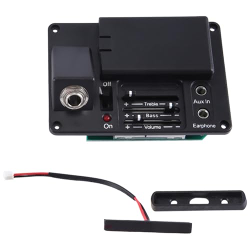 Rinteea Elektrischer, Leiser Cello-Tonabnehmer-, Weich, mit Kopfhörer, Schwarz, VPU-400, für DIY-Cello-Saiteninstrumente, Teile Rinteea Elektrischer, Leiser Cello-Tonabnehmer-, Weich, mit Kopfhörer, Schwarz, VPU-400, für DIY-Cello-Saiteninstrumente, Teile von Rinteea