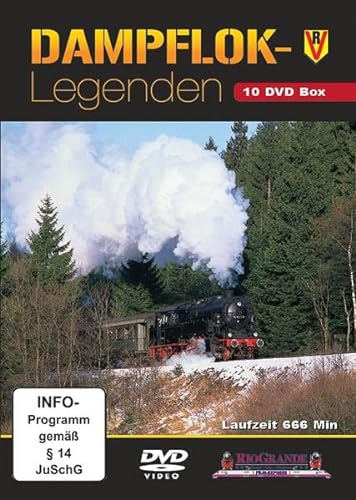 Dampflok-Legenden [10 DVDs] von Rio Grande-Video/Eisenbahn Romantik