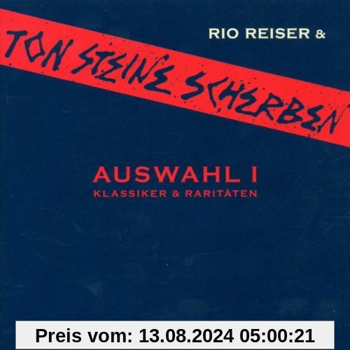 Auswahl I-Jubiläumsausgabe 30 Jahre Scherben von Rio Ton Steine Scherben & Reiser