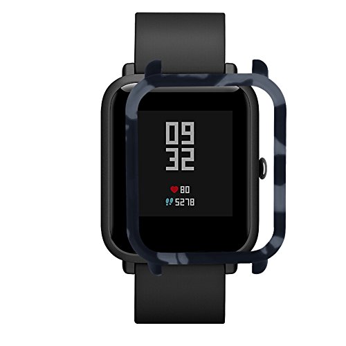 Riou TPU Hülle Schutzhülle kompatibel für Xiaomi Huami Amazfit Bip Youth/Lite Watch Displayschutzfolien von Riou