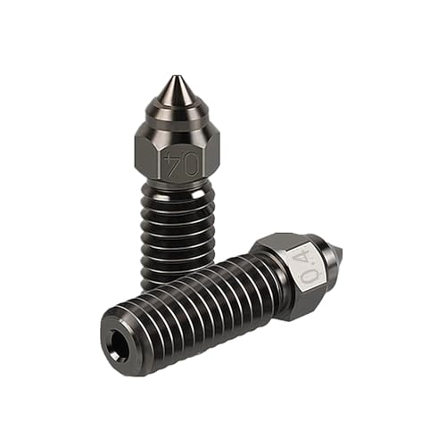 Hochgeschwindigkeits-Düse aus gehärtetem Stahl für Creality K1/K1 Max/Anycubic Vyper/Kobra (0,4 mm) von Rirsoasy