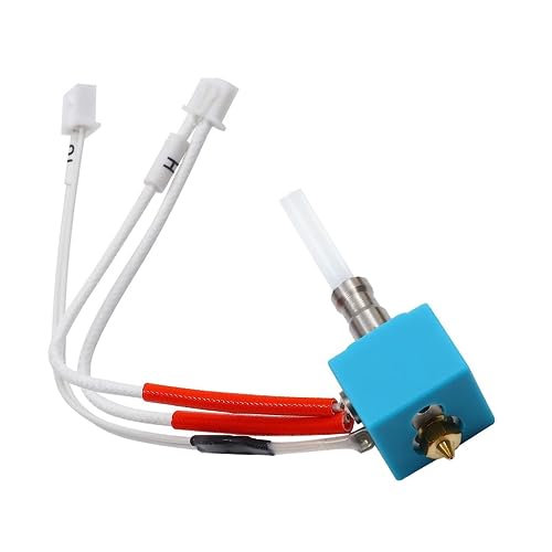 Rirsoasy 24 V 40 W Hotend-Kit für Anycubic Kobra, V5 J-Head Hotend Ganzmetall-Hochtemperatur-Druckkopf mit Silikonsocke, kompatibel mit Anycubic Kobra Serie 3D-Druckern Rirsoasy 24 V 40 W Hotend-Kit für Anycubic Kobra, V5 J-Head Hotend Ganzmetall-Hochtemperatur-Druckkopf mit Silikonsocke, kompatibel mit Anycubic Kobra Serie 3D-Druckern von Rirsoasy
