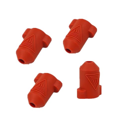 Rirsoasy 300 C Hochtemperatur-Hotend-Silikonsocken, Heizblock-Silikonabdeckung für Creality K1/K1 Max/Ender 3 V3 SE/CR10 SE 3D-Drucker-Zubehör, 4 Stück Rirsoasy 300 C Hochtemperatur-Hotend-Silikonsocken, Heizblock-Silikonabdeckung für Creality K1/K1 Max/Ender 3 V3 SE/CR10 SE 3D-Drucker-Zubehör, 4 Stück von Rirsoasy