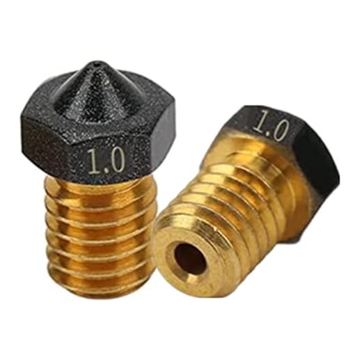 Upgraded E3D V6 Düsen-PLA-Druckkopf-Extruder für Ender3 Pro CR10/S Hotend 1,75 mm (1,0 mm) 2 Stück von Rirsoasy