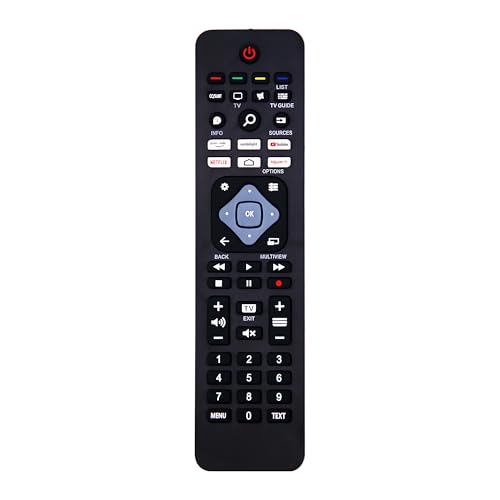 Neue Phillip Ersatz-Fernbedienung mit fünf Schnellzugriffstasten für LCD-, LED-, UHD-, QLED-Fernseher,Phillips Fernseher Fernbedienung garantierte Leistung, DREI-Jahres-Garantie Neue Phillip Ersatz-Fernbedienung mit fünf Schnellzugriffstasten für LCD-, LED-, UHD-, QLED-Fernseher,Phillips Fernseher Fernbedienung garantierte Leistung, DREI-Jahres-Garantie von Riry